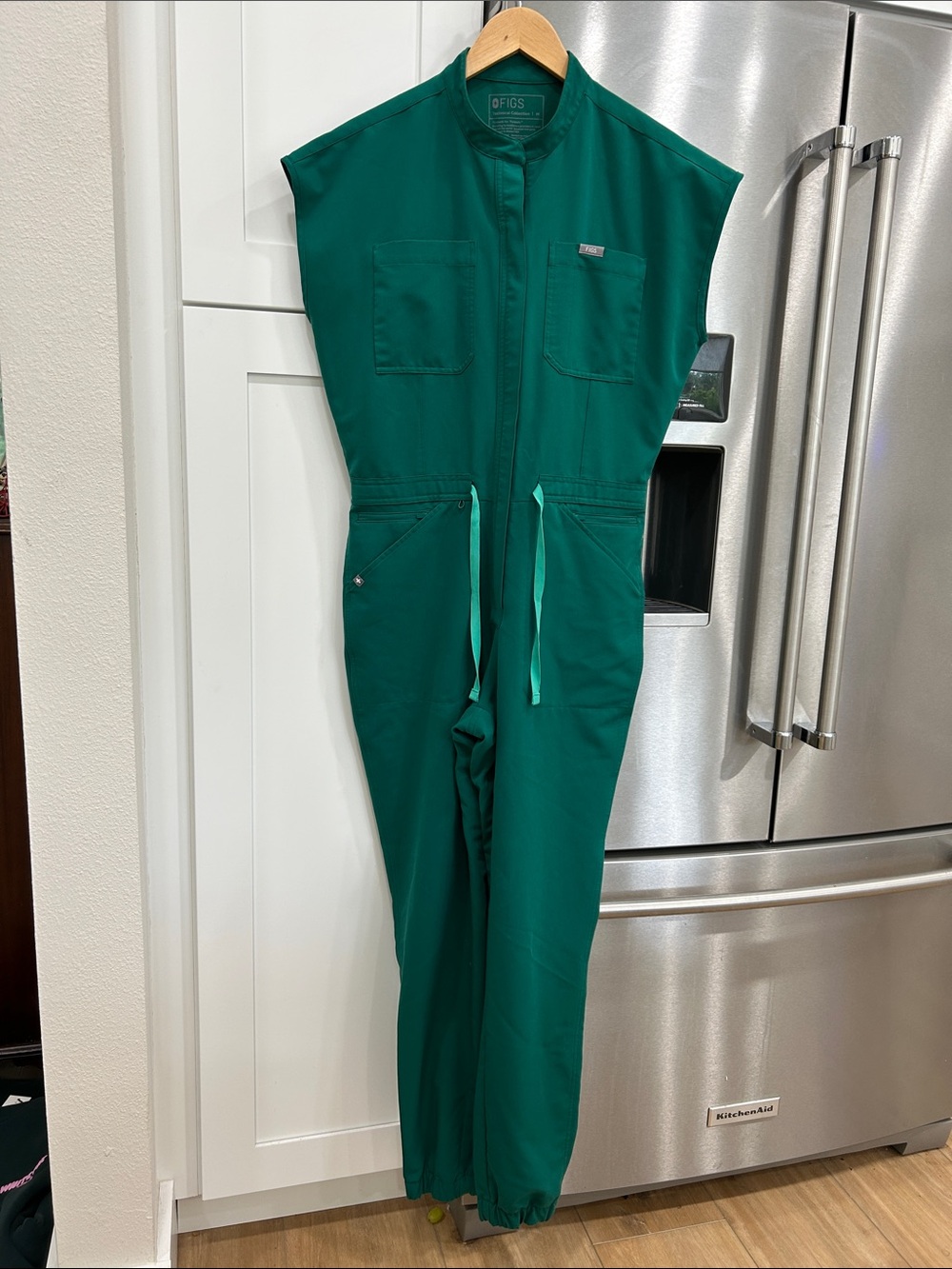 NWOT - FIGS Rafaela Scrub Jumpsuit in Hunter Green